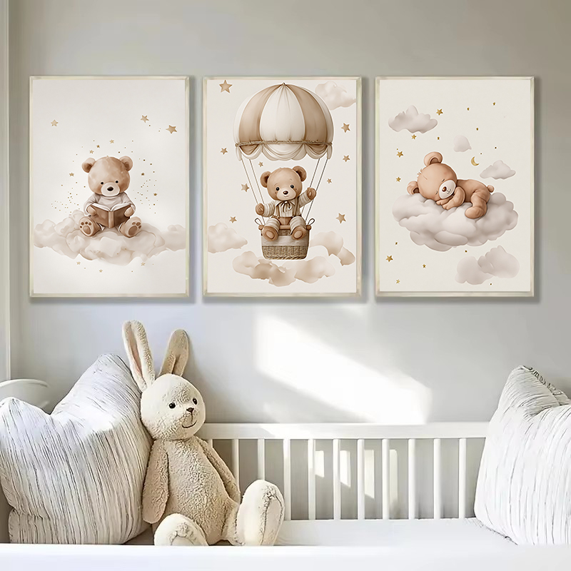 3pcs/set Bohemian Teddy Bear A - огляд і ціна Baby Nursery Things